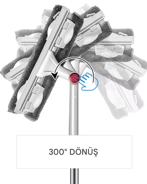 QASUL Pencere Sileceği Temizleyici 2'si 1 Arada Pencere Temizleme Aracı Araba Ön Cam Temizleme Kiti Uzatma Direği ile Yıkama Ekipmanı İç Mekan/Dış Mekan Pencereleri - 3