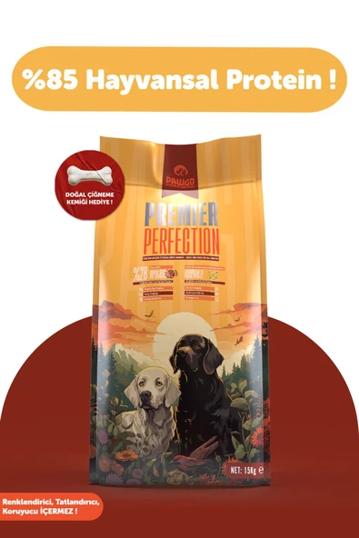 Pawgo Premier Perfection Kuzu Etli Yetişkin Köpek Maması 15 Kg