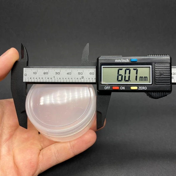 50 ml Boş Şeffaf Krem Kutusu , Şeffaf  Plastik Krem Kavanozu x 6 Adet - 3