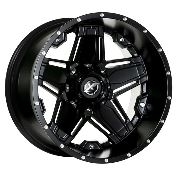 EMR-223-01 12.0x20" -6x139.7 ET-44 110 Matt Black Jant (4 Adet)