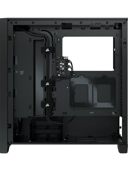 Corsair BKC-1204 iCUE 4000X RGB Tempered Glass Mid-Tower Siyah Bilgisayar Kasa CC-9011204-WW - 4