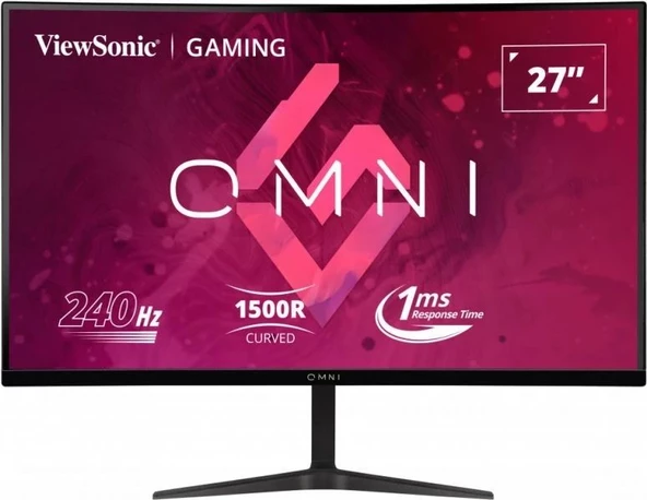 VIEWSONIC VX2719-PC-MHD FHD 27'' 1ms,240Hz,CURVED HDMI,DP