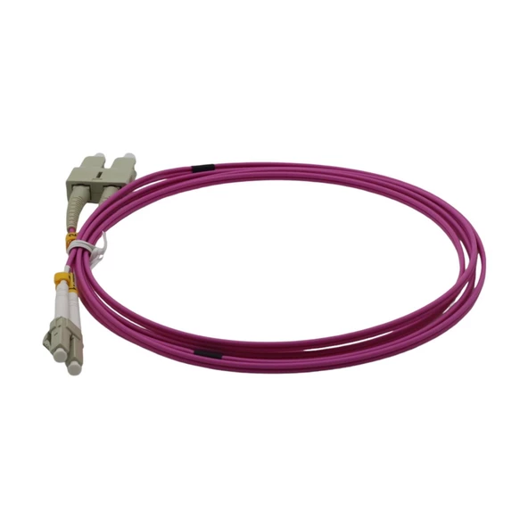 FİBER PATCH CORD SC-LC MM DUPLEX 50/125 OM4 2 MT - 3