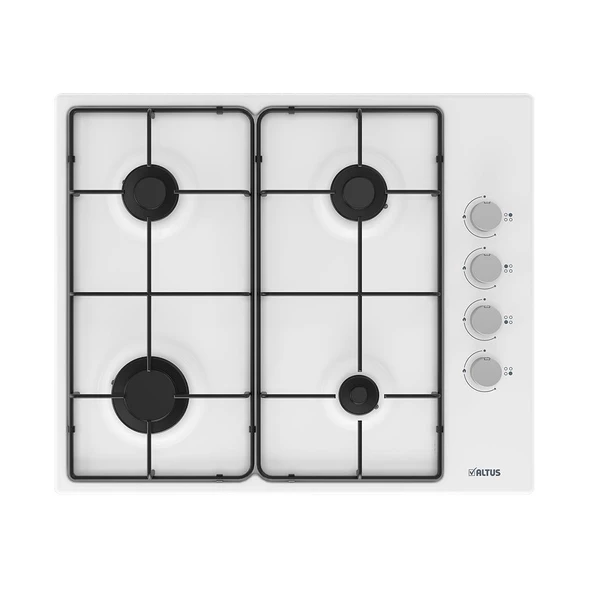 Altus Beyaz Cam Ankastre Set 510 Hw- 310 W Çelik Ocak - 322 W Turbo(Su Arıtma Sürahisi Hediyeli) - Resim 3