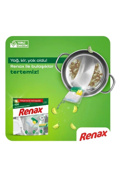 RENAX Bulaşık Makinesi Kapsülü Hepsi Bir Arada 22 Li - 4