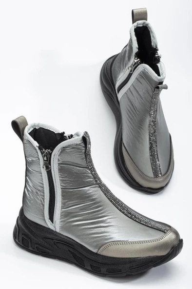 Papuçcity Fendii 03028 Kadın Soğuk Geçirmez Kar Botu - 3