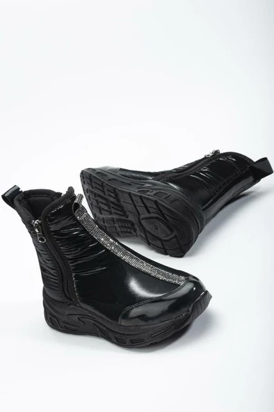 Papuçcity Fendii 03028 Kadın Soğuk Geçirmez Kar Botu - 6