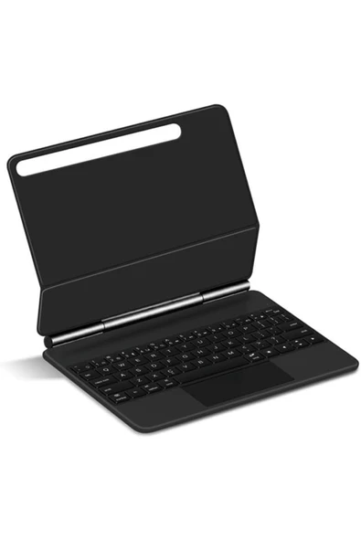 Galaxy X700 Tab S8 Uyumlu 11 inç Ledli Klavyeli Magnetik Tablet Kılıfı - Resim 5