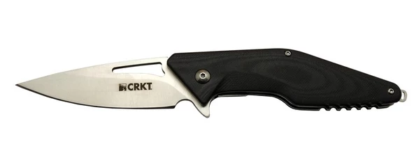 Crkt Division  4415 BK Siyah Kamp / Outdoor Çakı 21cm - Yarı Otomatik, Kemerlikli, Kutulu