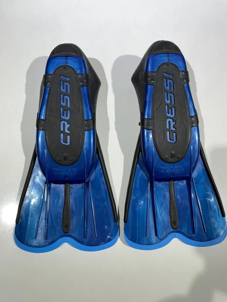 Cressi Agua Short Yüzücü Paleti Siyah Mavi, 31-32 - 2