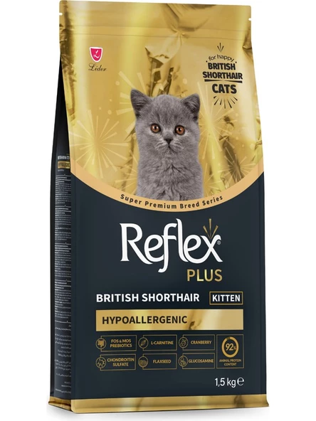 Reflex Plus British Shorthair Kitten Yavru Kedi Maması 1,5 kg