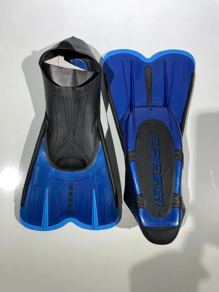 Cressi Agua Short Yüzücü Paleti Siyah Mavi, 31-32 - 4