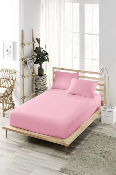 Çift Kişilik Battal Lastikli Fitted Çarşaf Seti Yastıklı 180 x 200 - 4