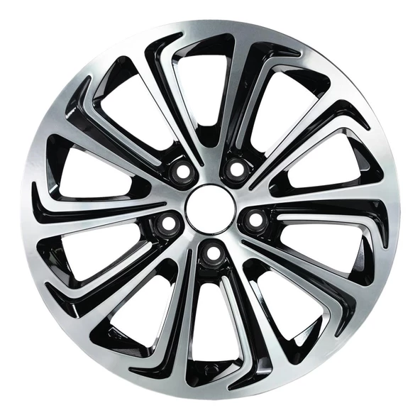 EMR-G690-46 6.5x15" -5x108 ET35 73.1 Black Diamond Jant (4 Adet) - 2