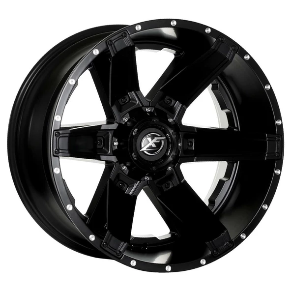 EMR-214-01 12.0x20" -6x139.7 ET-44 110 Matt Black Jant (4 Adet)