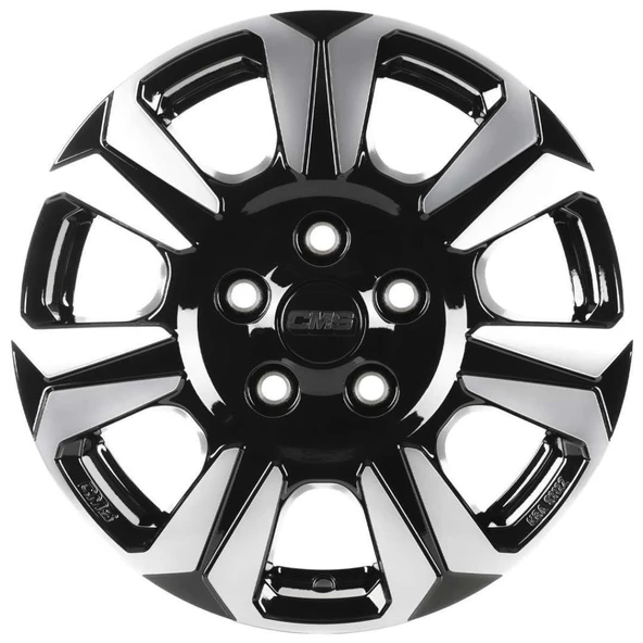 CMS-1469-02 6.5x17" -5x120 ET60 65.1 Diamond Black Gloss Jant (4 Adet) - 2