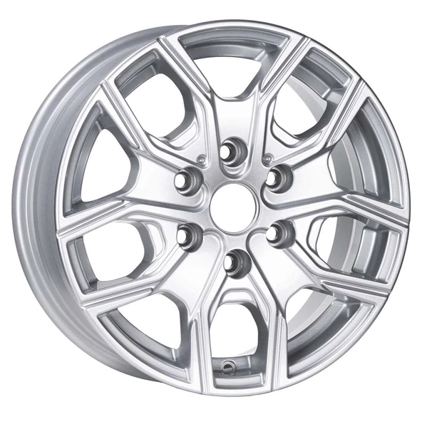 EMR-E314-01 6.5x16" -6x130 ET50 84.1 Crsytal Silver Jant (4 Adet)