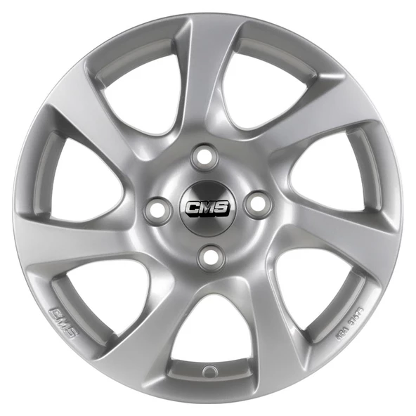 CMS-1061-02 7.0x17" -4x108 ET32 65.1 Silver Jant (4 Adet) - 2