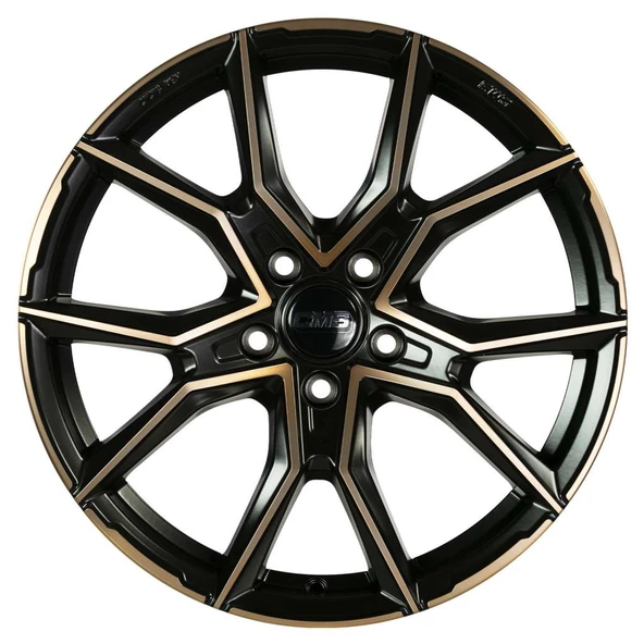 CMS-1432-08 8.0x18"-5x112 ET46 57.1 Diamond Black Copper Jant (4 Adet)