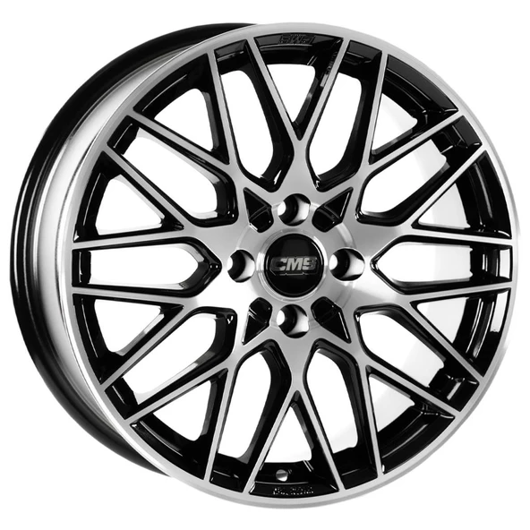 CMS-1442-02 8.5x19" -5x112 ET50 66.5 Diamond Black Gloss Jant (4 Adet)