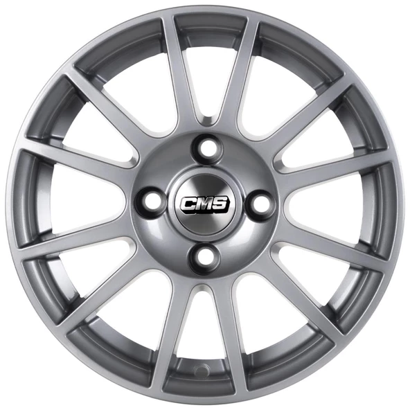 CMS-608-03 6.0x14"-4x108 ET15 65.1 Racing Silver Jant (4 Adet) - 2