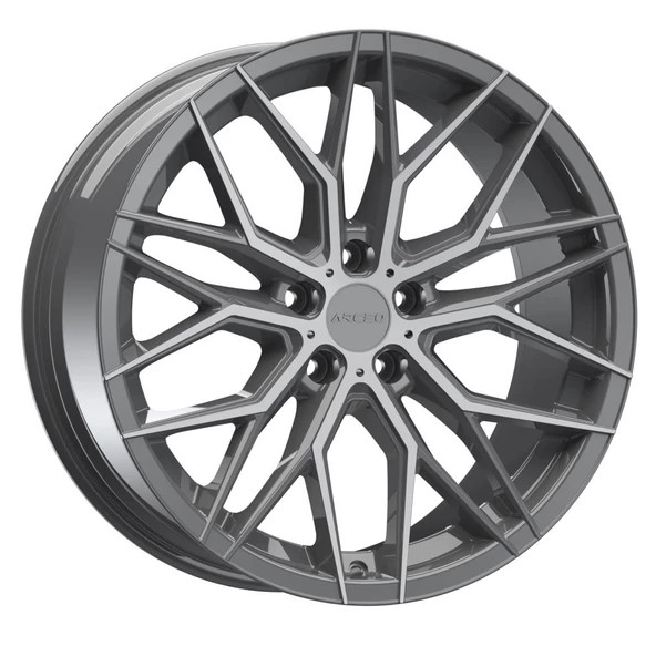 Valencia ARC-19141-19 8.5x19"-5x114.3 ET35 73.1 Titanium Diamond Jant (4 Adet)