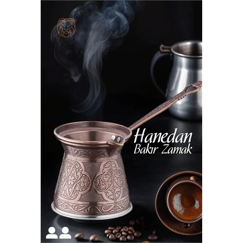 ModaCar 4 ADET İndüksiyon Tabanlı Bakır Cezve Hanedan 2 Kişilik 719238 Toptan Paket