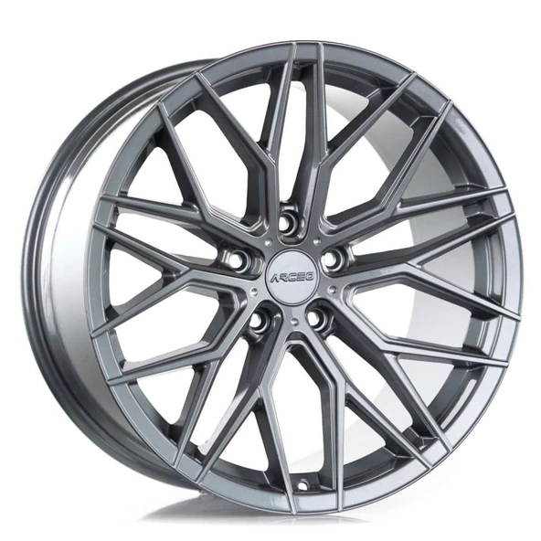 ARC-G6941-17 9.0x21" -5x112 ET25 66.6 Titanium Silver VALENCİA Jant (4 Adet)