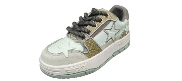 GUJA 24K343 KALIN TABAN YILDIZ DETAYLI KADIN SPOR AYAKKABI - Resim 9