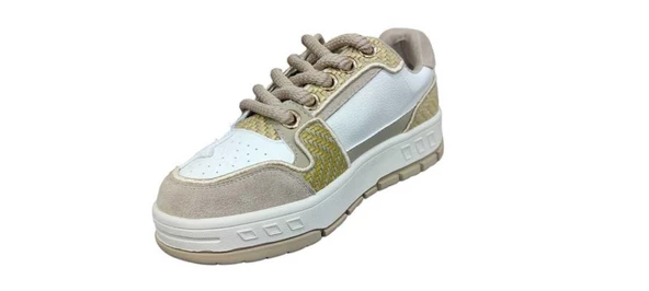 GUJA 24K343 KALIN TABAN YILDIZ DETAYLI KADIN SPOR AYAKKABI - Resim 4