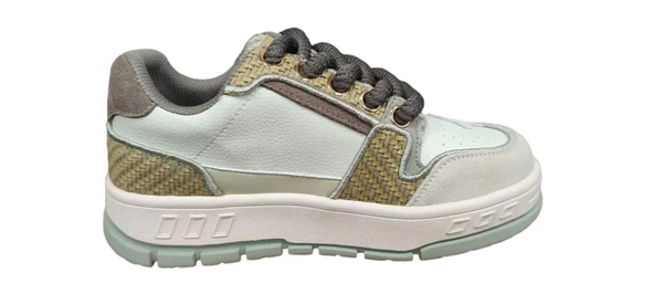 GUJA 24K343 KALIN TABAN YILDIZ DETAYLI KADIN SPOR AYAKKABI - Resim 10