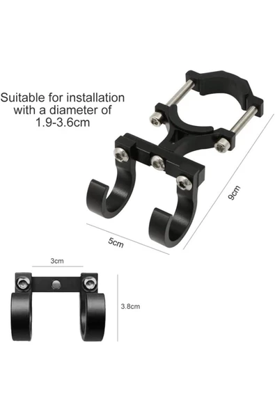 Xbyc 2147 Bisiklet Elektrikli Motosiklet Ve Scooter Alüminyum Gidon Eşya Taşıma Kancası - Resim 4