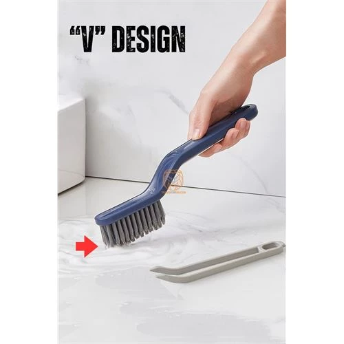 ModaCar 4 ADET Derz Fırçası V Dizayn Banyo Mutfak Lavabo Fırçası 720807 Toptan Paket