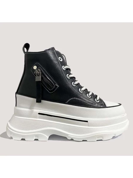 GUJA 24K345-4 YÜKSEK TABAN HAFİF KADIN SNEAKERS BOT - 2