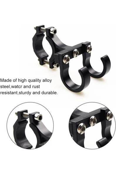 Xbyc 2147 Bisiklet Elektrikli Motosiklet Ve Scooter Alüminyum Gidon Eşya Taşıma Kancası - Resim 3