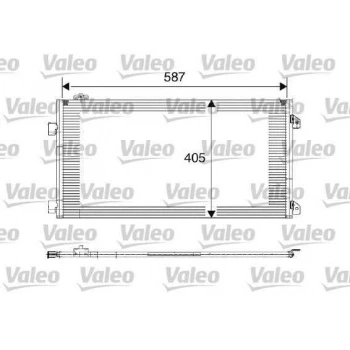 KLIMA KONDANSER CLIO II-CLIO SYMBOL II 1.5DCI 04--- - VALEO 817646