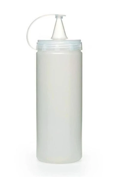 Şeffaf Kapaklı Sızdırmaz Yağlık Sosluk Şişesi Plastik Yağdanlık 400 ml AP-9028 - 6