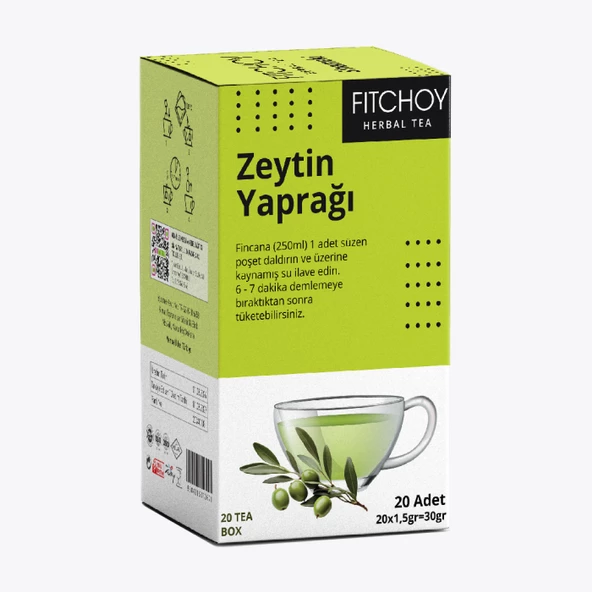 Fitchoy Zeytin Yaprağı Çayı 20 Adet