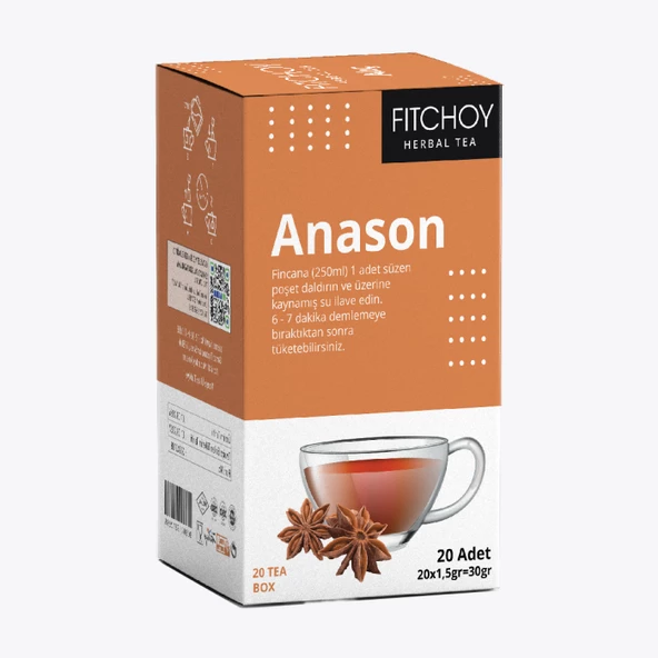 Fitchoy Anason Çayı 20 Adet