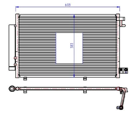 KLIMA RADYATORU FIESTA VI 1.25 -1.4 16V -1.4TDCI 08--- - ORIS CFR851016