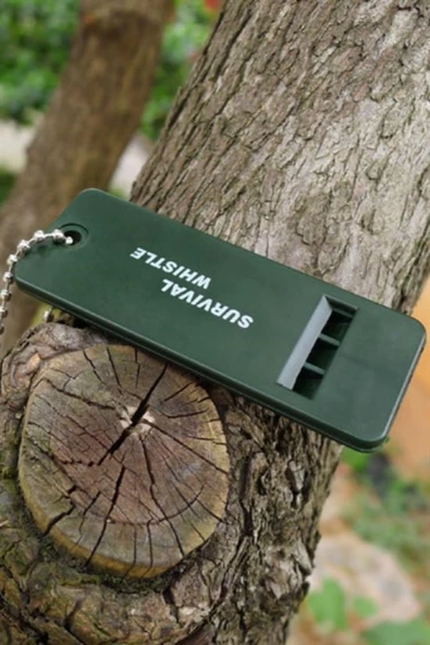 Kamp Outdoor Yaşam Yüksek Sesli Acil Durum Survival Plastik Düdük - 8
