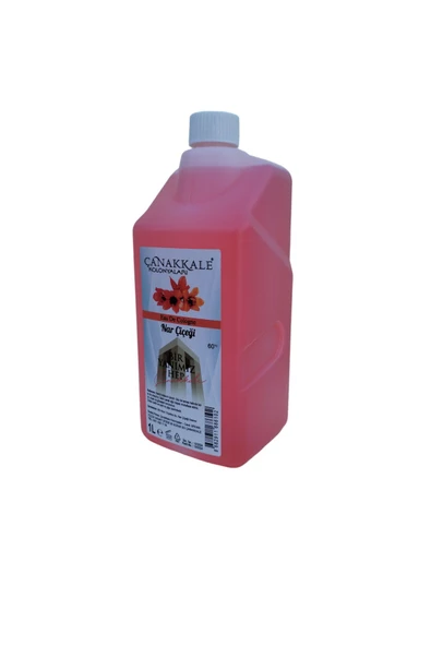 2 Adet Nar Çiçeği Kolonyası - Litrelik -(BİDON) Korumalı Kapak - Yeni Model - 6