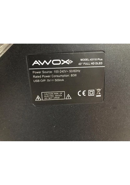 Awox 43110 Plus Led Tv Kumandası Awox 43" - Resim 2