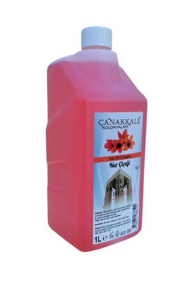 Nar Çiçeği Kolonyası -1 Litre -(BİDON) Korumalı Kapak - Yeni Model - 2
