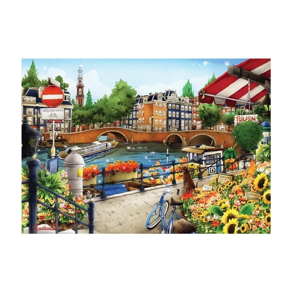 Ks Games Amsterdam 500 Parça Puzzle