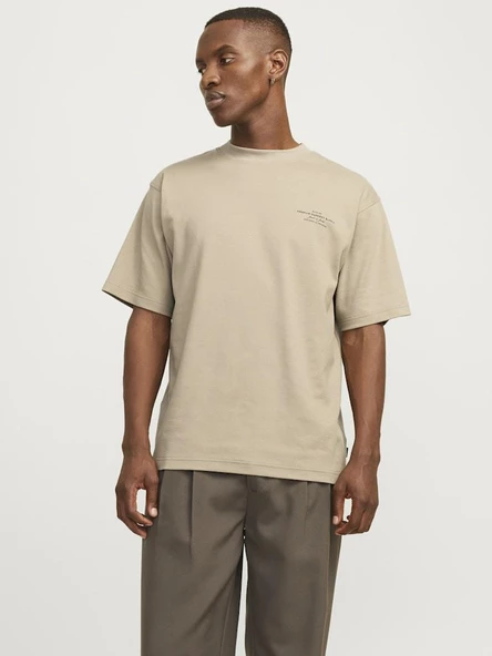 Jack Jones Blachad Brandıng Erkek Tişört 12259357 - 4
