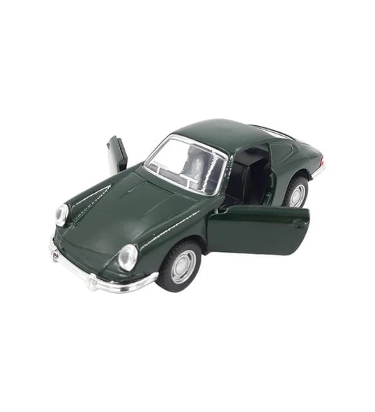 Nostaljik Metal Çek Bırak Araba Yeşil Kapılar Açılır ( 1/36 Ölçek ) Mod 2 - 3