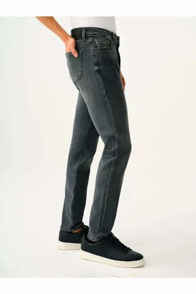 Loft Ricardo Smoked Grey Wash Erkek Jean Pantolon LF2037010 - Resim 4