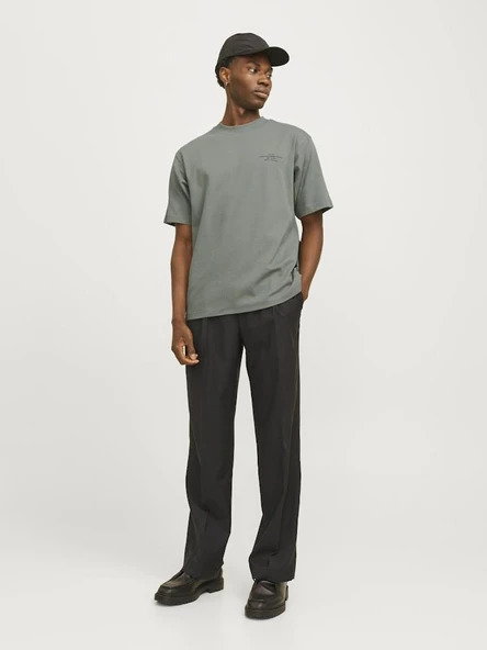 Jack Jones Blachad Brandıng Erkek Tişört 12259357 - 5