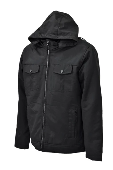 Erkek Spor Kapüşonlu Mont BGL-ST03938 - 8